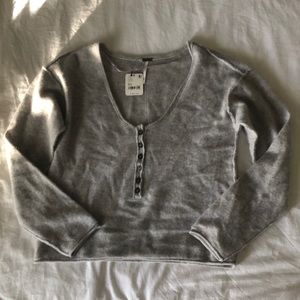 Free people Nimbus cashmere henley